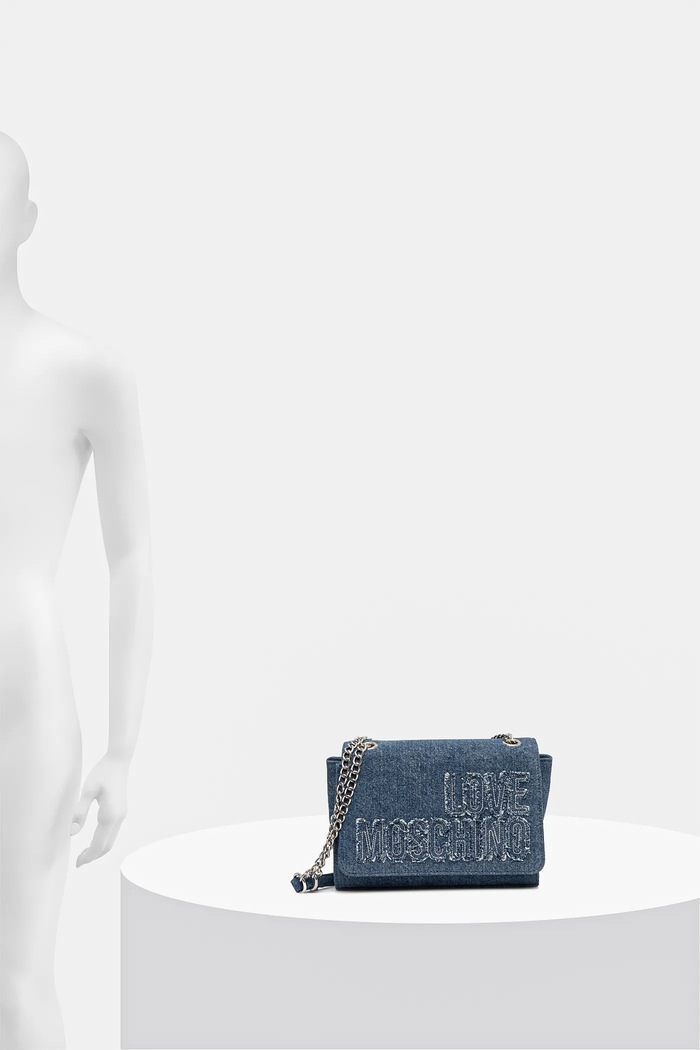 Love Moschino geantă de blugi JC4245PP0MKM0750