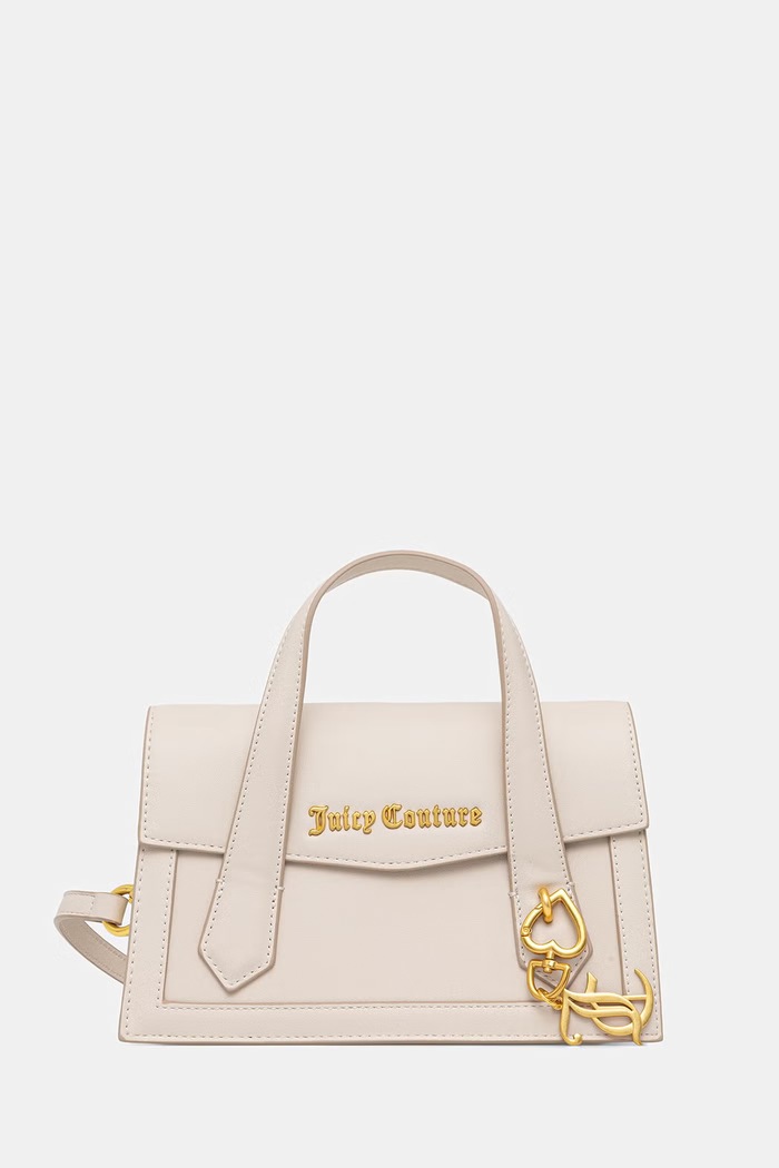 Juicy Couture torebka crossbody damska z imitacji skóry Lily beżowy BEJLL8751WVP