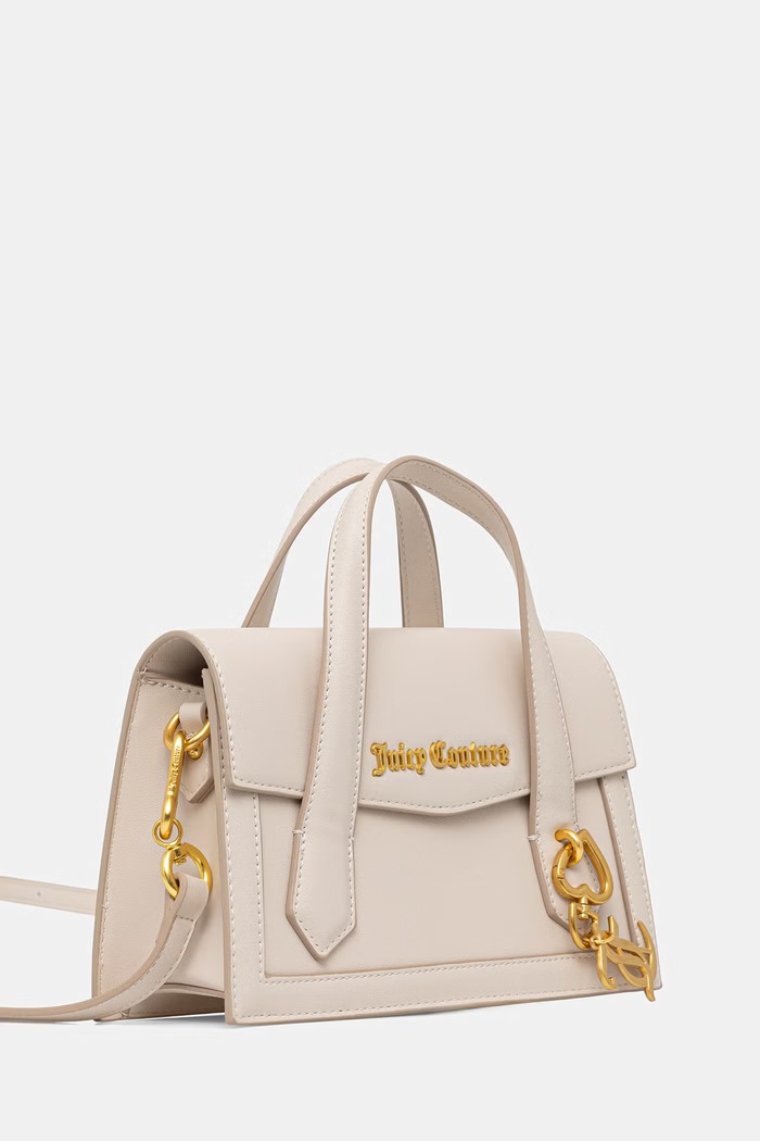 Juicy Couture torebka crossbody damska z imitacji skóry Lily BEJLL8751WVP beżowy SS26