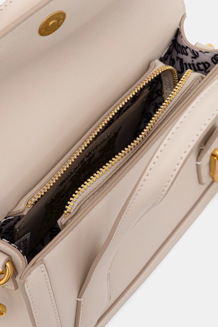 Juicy Couture torebka crossbody damska z imitacji skóry Lily BEJLL8751WVP beżowy
