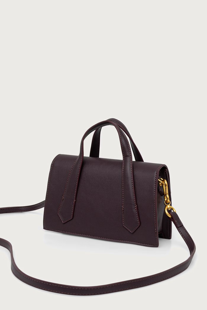 Akcesoria Juicy Couture Torebka crossbody damska z imitacji skóry Lily BEJLL8751WVP fioletowy