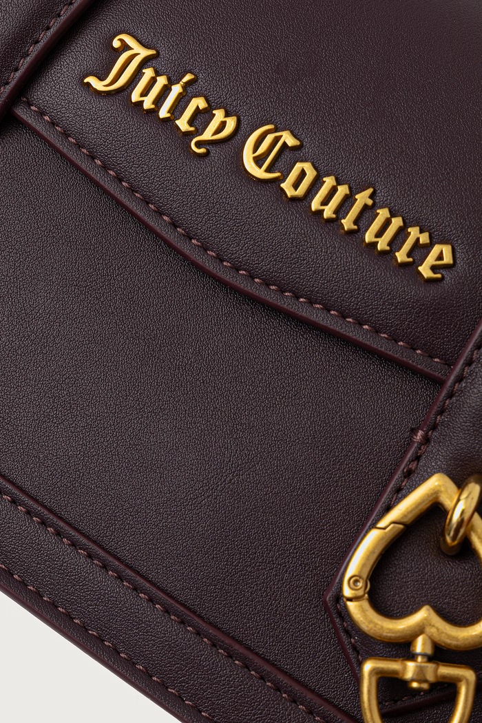 Torebka crossbody damska z imitacji skóry Lily Juicy Couture BEJLL8751WVP fioletowy