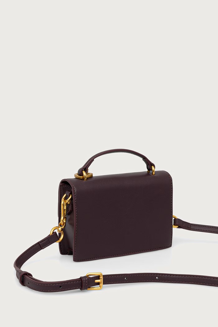 Akcesoria Juicy Couture Torebka crossbody damska z imitacji skóry Lily BEJLL8755WVP fioletowy