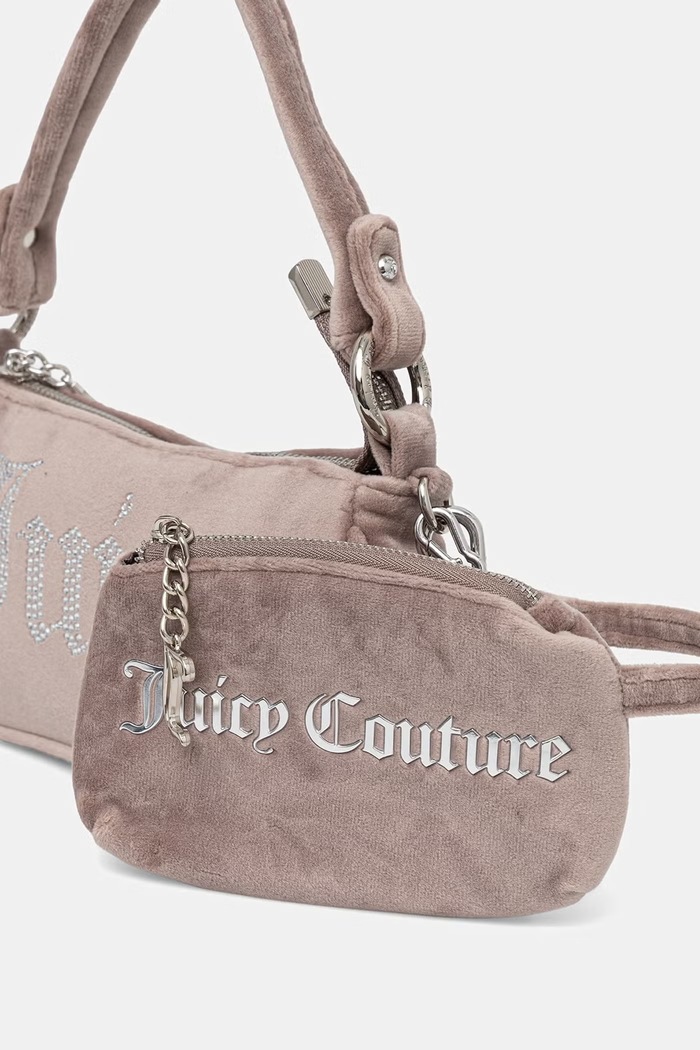 Juicy Couture χιαστί γυναικεία βελούρινη Kimberly BEJQL8767WPO μπεζ