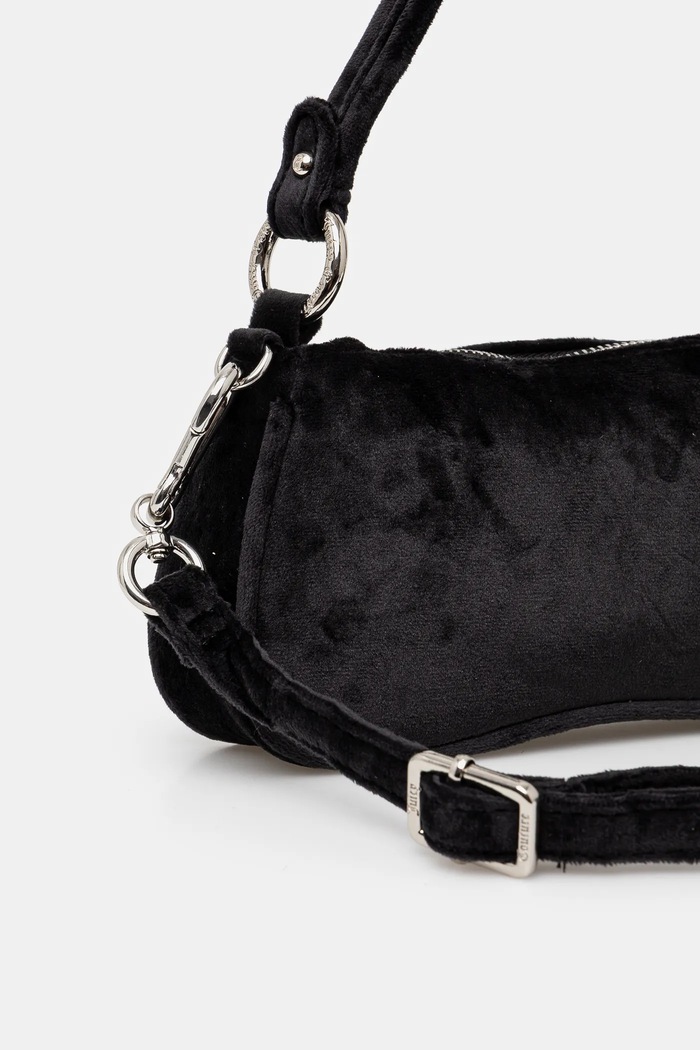 Αξεσουάρ Juicy Couture χιαστί γυναικεία βελούρινη Kimberly BEJQL8767WPO μαύρο