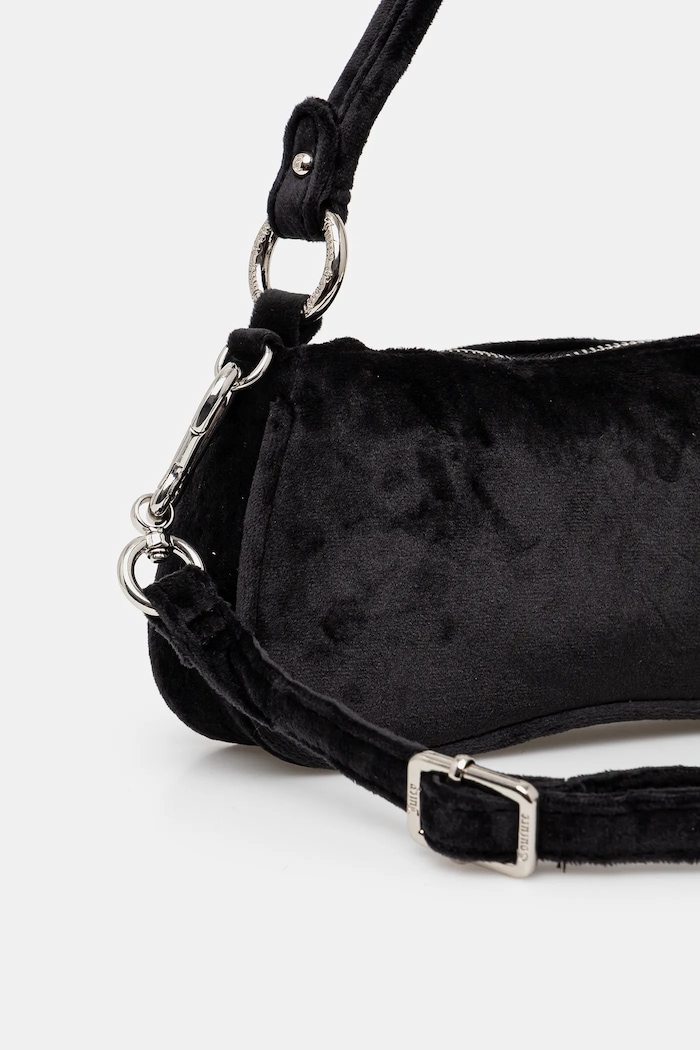 Αξεσουάρ Juicy Couture χιαστί γυναικεία βελούρινη Kimberly BEJQL8767WPO μαύρο