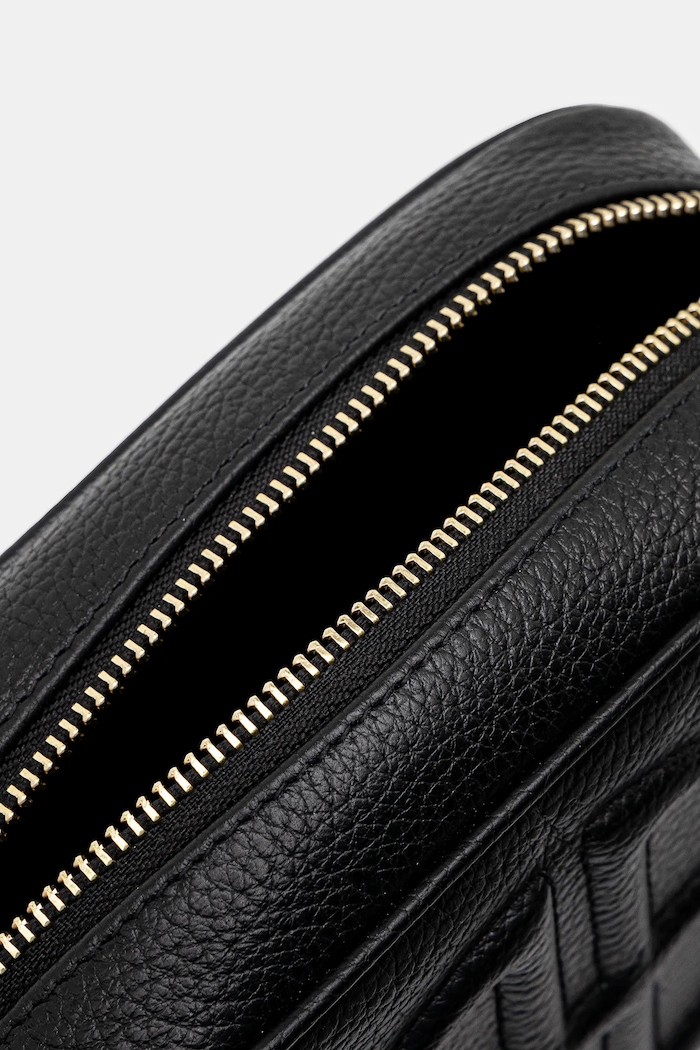 Anine Bing poseta de piele Lili Bag A.13.10234 negru
