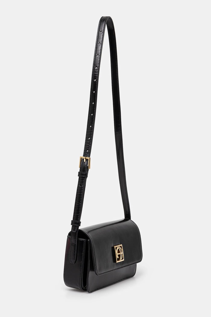 Δερμάτινη τσάντα Anine Bing Elly Crossbody Bag A.13.10242 μαύρο AA00