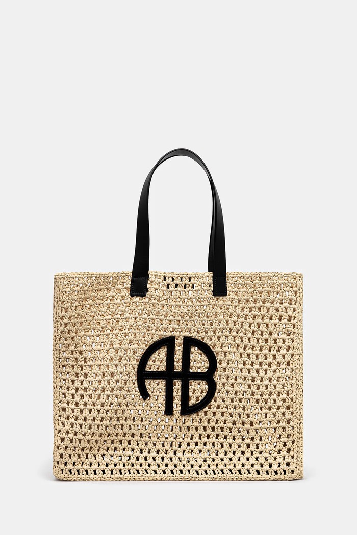 Чанта Anine Bing Large Rio Tote изчистен бежов A.13.2158