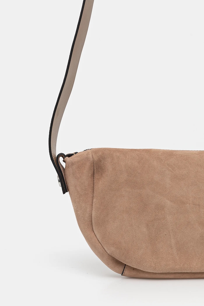 Doplnky Semišová kabelka AllSaints MADEA SUEDE W096XC béžová