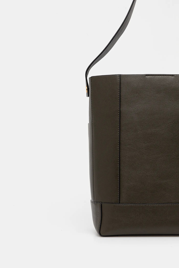 Dodaci Kožna torba AllSaints ALBA HOBO W110XC zelena