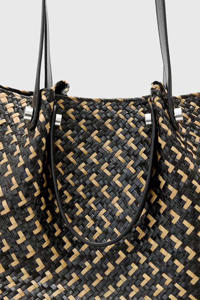 AllSaints geantă ALLINGTON STRAW W120XC