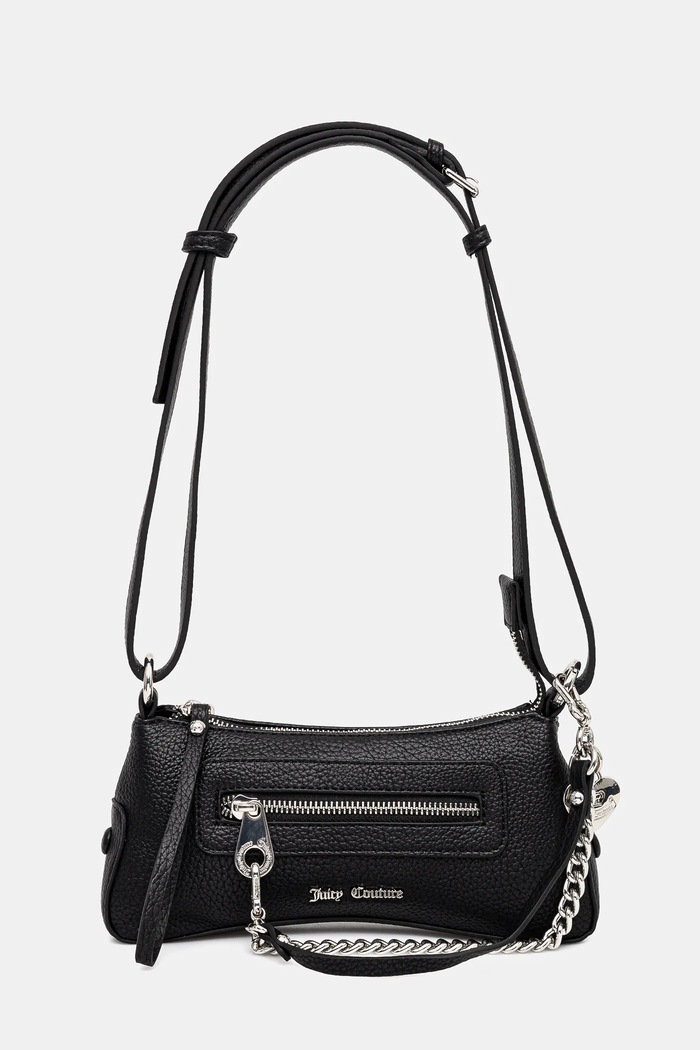 Juicy Couture torebka SUE nie mieści A4 czarny BEJ3S8745WVP