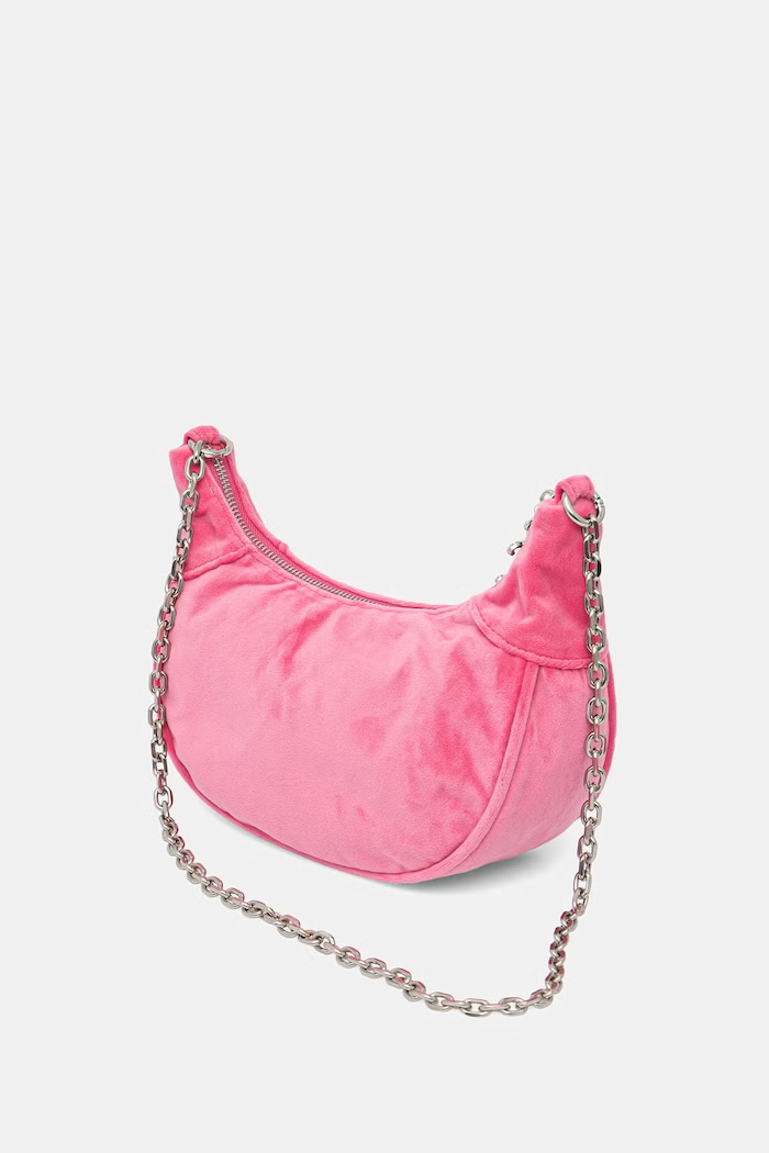 Doplňky Juicy Couture hobo kabelka dámská velurová KIMBERLY BEJQL8764WPO růžová