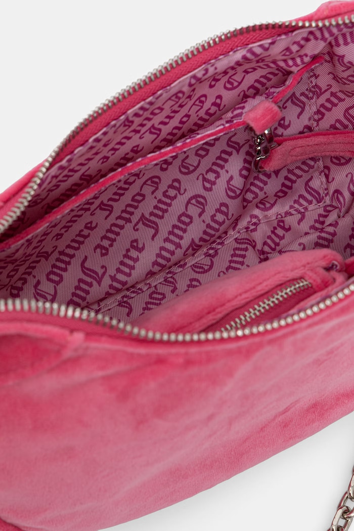 Juicy Couture hobo kabelka dámská velurová KIMBERLY BEJQL8764WPO růžová
