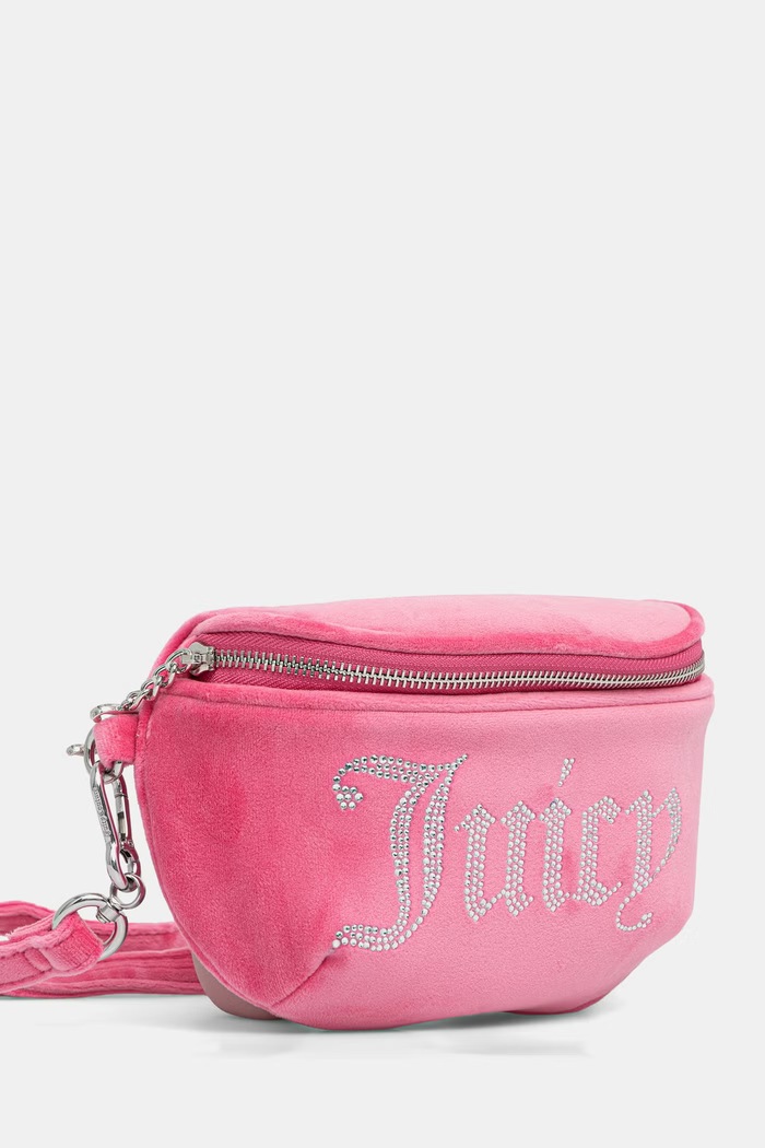 Juicy Couture crossbody kabelka dámská velurová KIMBERLY BEJQL8768WPO růžová AA00