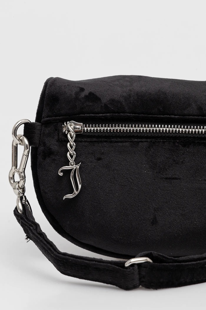Juicy Couture χιαστί γυναικεία βελούρινη KIMBERLY BEJQL8768WPO μαύρο AA00