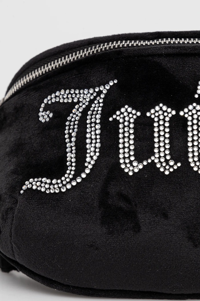 Αξεσουάρ Juicy Couture χιαστί γυναικεία βελούρινη KIMBERLY BEJQL8768WPO μαύρο