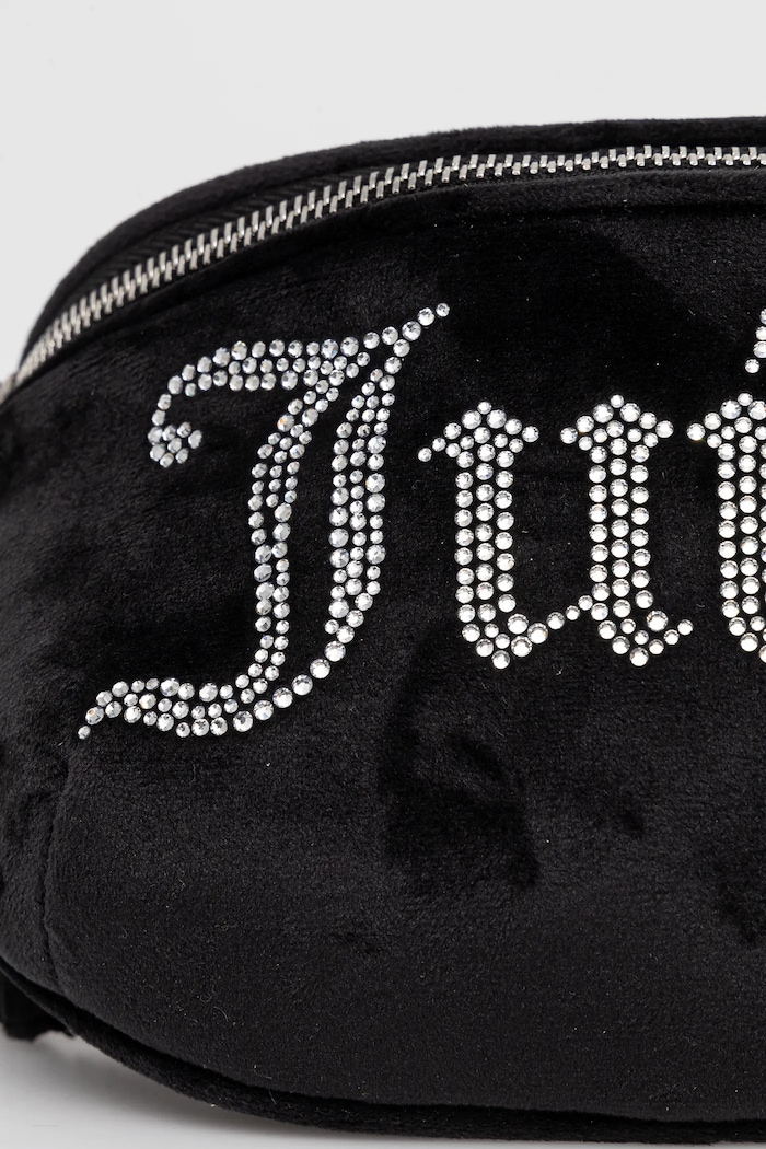 Αξεσουάρ Juicy Couture χιαστί γυναικεία βελούρινη KIMBERLY BEJQL8768WPO μαύρο
