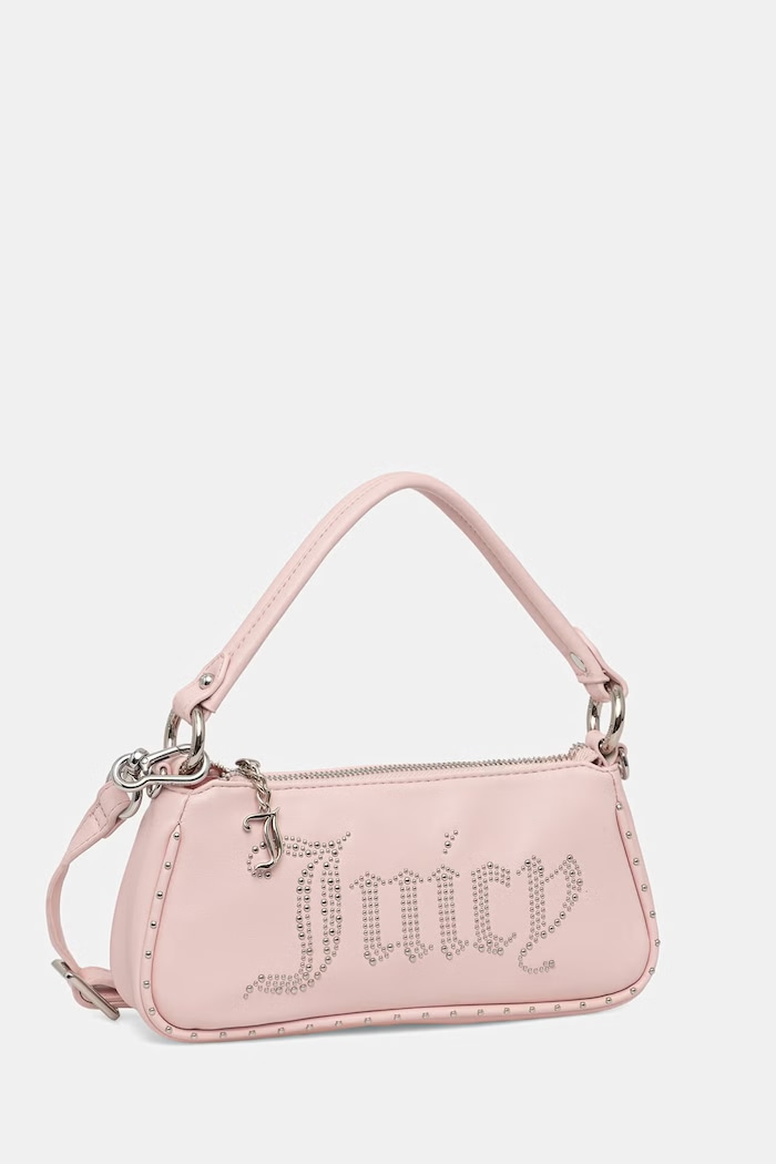 Juicy Couture torebka crossbody damska z imitacji skóry KIMBERLY PU BEJQL8803WVP różowy SS25