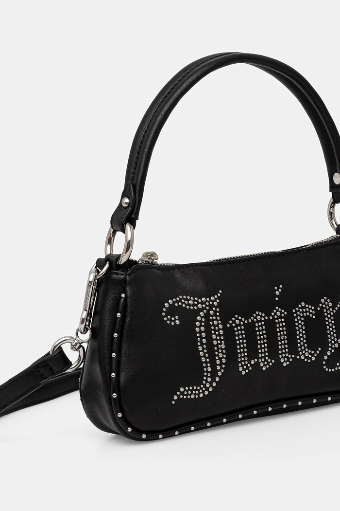 Juicy Couture torebka crossbody damska z imitacji skóry KIMBERLY PU czarny BEJQL8803WVP