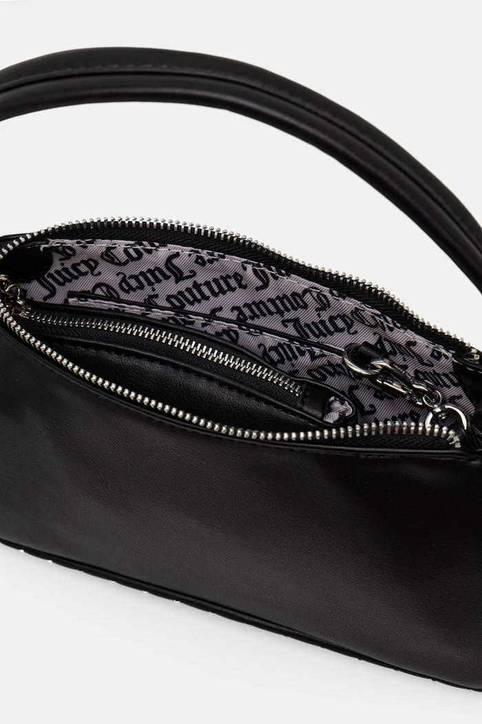 Juicy Couture torebka crossbody damska z imitacji skóry KIMBERLY PU BEJQL8803WVP czarny