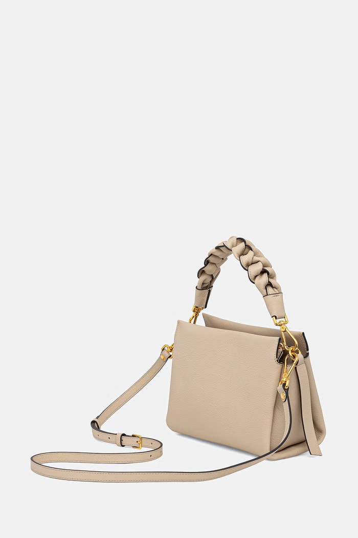 Accesorii Coccinelle poșetă BOHEME GRANA DOUBLE M50.58.01.01 bej