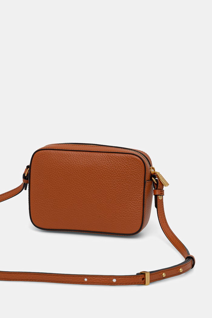 Akcesoria Coccinelle torebka crossbody damska skórzana COCCINELLE BEAT SOFT MF6.55.04.01 pomarańczowy