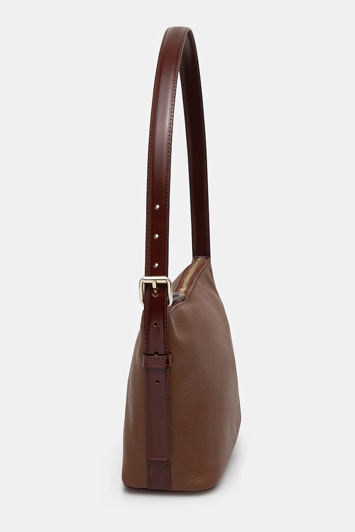 A.P.C. geantă de bumbac Sac Vera Shoulder PXCBL.F61974 maro AW25