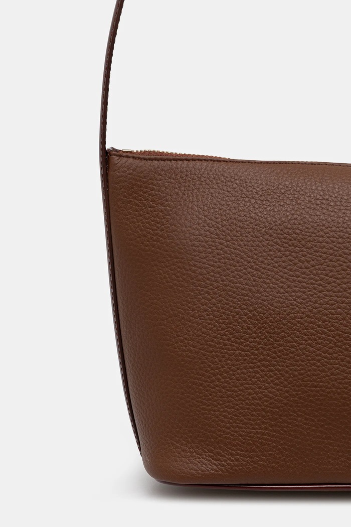 Accesorii A.P.C. geantă de bumbac Sac Vera Shoulder PXCBL.F61974 maro