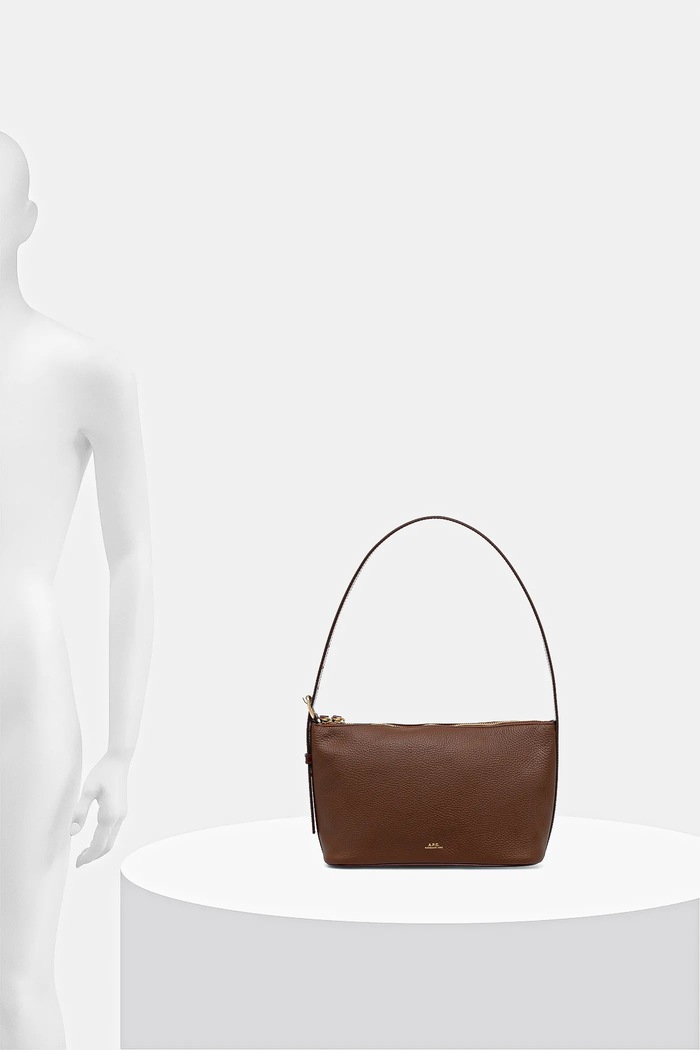 A.P.C. geantă de bumbac Sac Vera Shoulder PXCBL.F61974