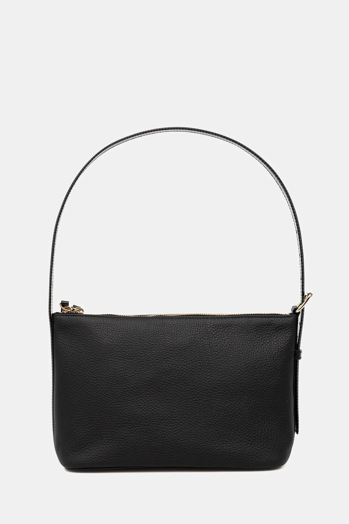 A.P.C. geantă de bumbac Sac Vera Shoulder uni negru PXCBL.F61974