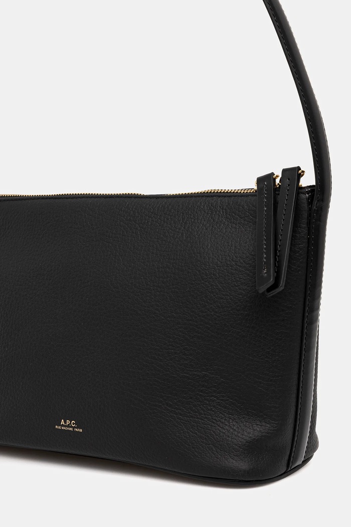 Accesorii A.P.C. geantă de bumbac Sac Vera Shoulder PXCBL.F61974 negru