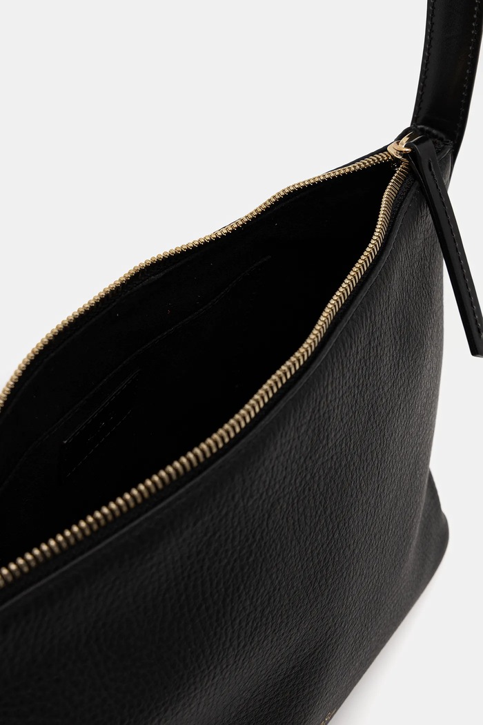 A.P.C. geantă de bumbac Sac Vera Shoulder PXCBL.F61974 negru