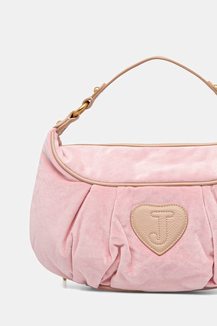 Doplňky Juicy Couture tote taška dámská velurová DAYDREAMER BEJD08742WC2 růžová