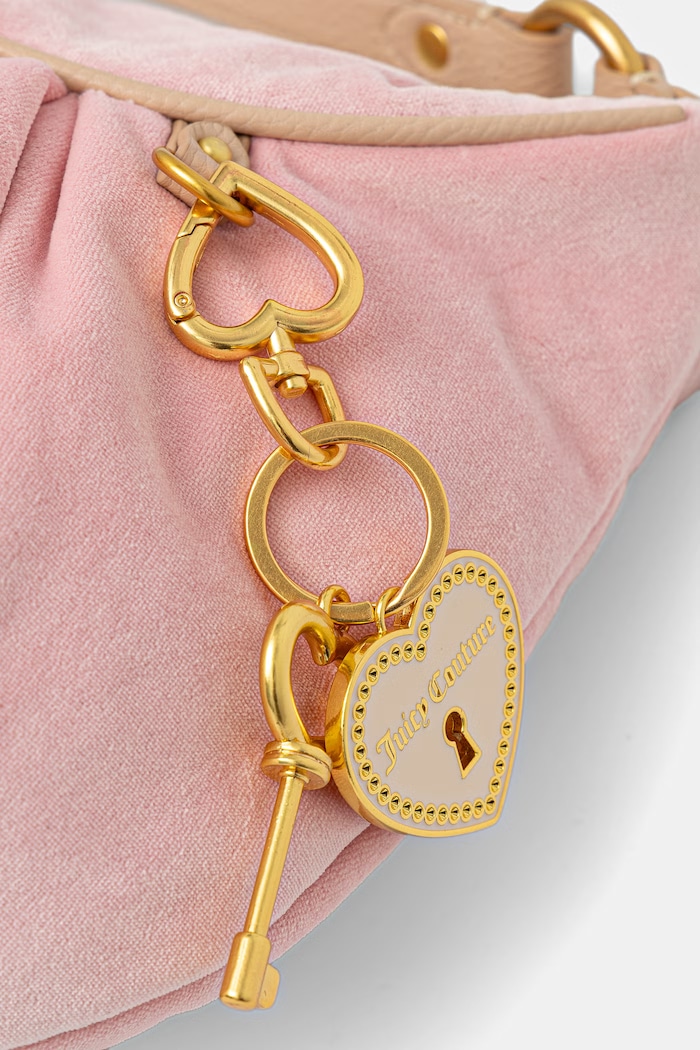 Juicy Couture tote taška dámská velurová DAYDREAMER růžová BEJD08742WC2