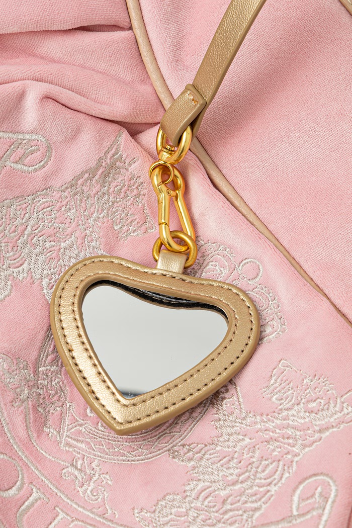 Juicy Couture tote taška dámská velurová DAYDREAMER BEJD08742WC2 růžová
