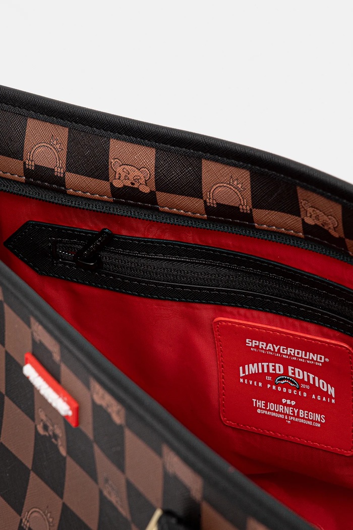 Sprayground geantă 910T7504NSZ maro