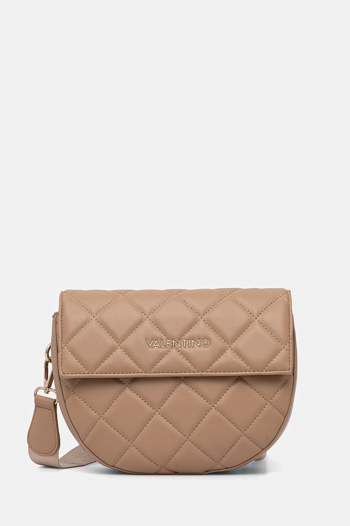 Kabelka Valentino Bags jednofarebný béžová VBS3XJ02MAT