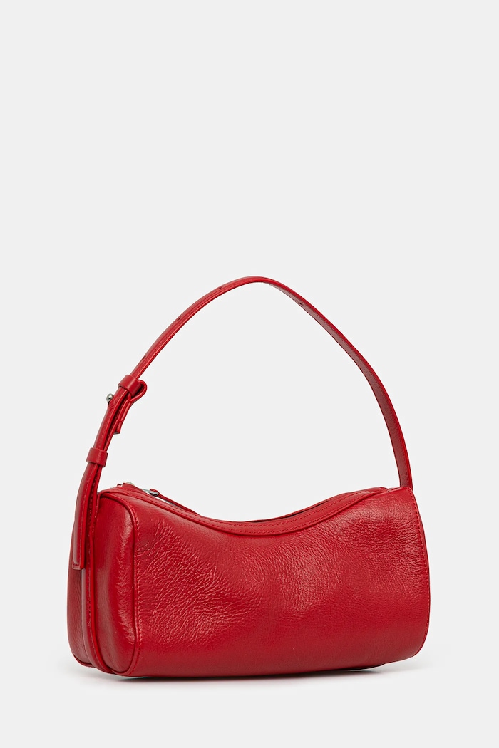 Filippa K Geantă de piele 31593.FK rosu SS25