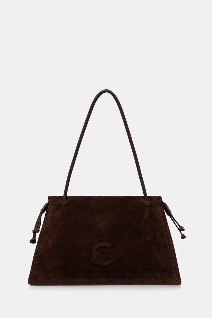 Coccinelle Geantă de mână din piele întoarsă COCCINELLEDULSE SUEDE maro E1.SS6.13.01.01