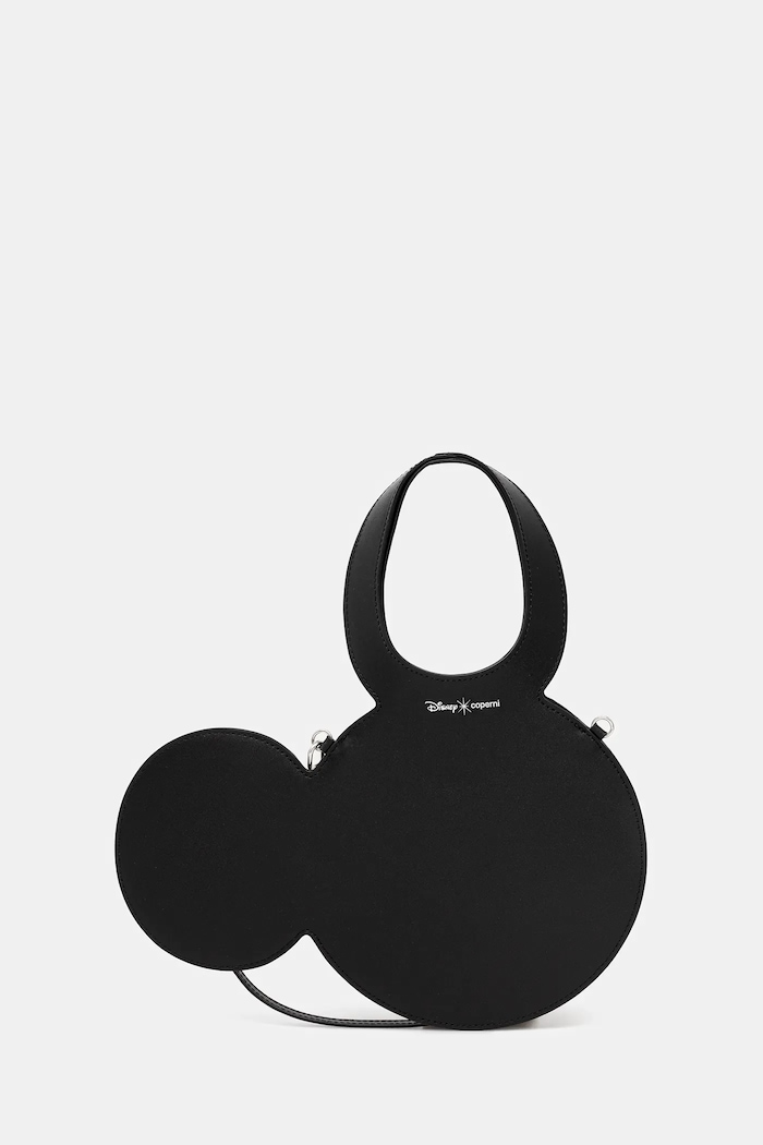 Coperni x Disney usnjena torbica Mickey Tote Ne ustreza A4 črna DBA102F6031