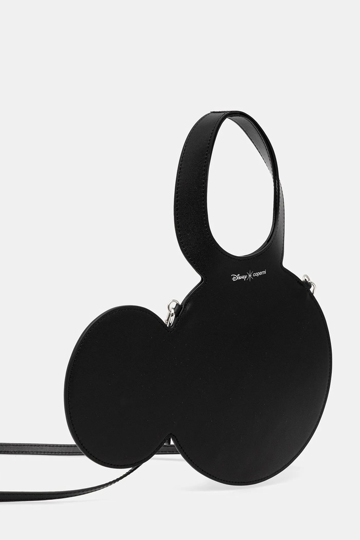 Coperni x Disney usnjena torbica Mickey Tote DBA102F6031 črna SS25