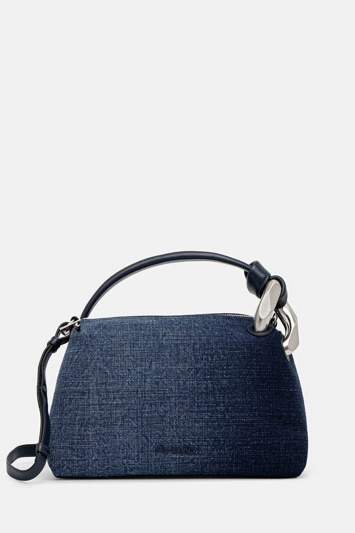 JW Anderson borsetta The Jwa Corner semplice blu navy HB0695.FA0429