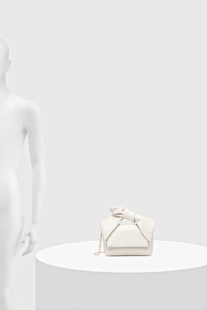JW Anderson leather handbag Bow Small Twister HB0698.LA0355