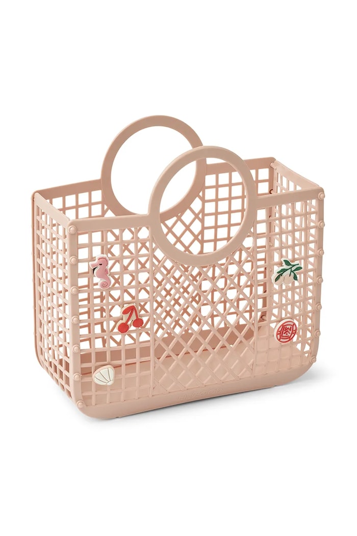 Liewood gyerek táska Samantha Basket With Charms LW19904 rózsaszín SS25