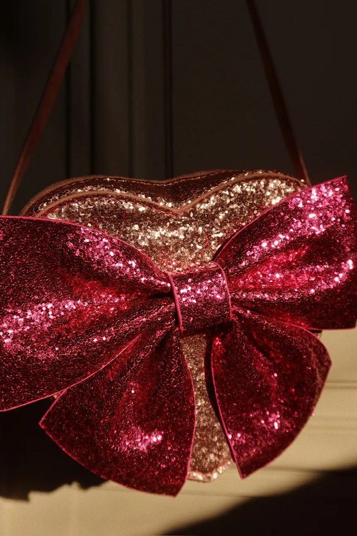 Детска чанта Konges Sløjd TUT BOW SHOULDER BAG KS102389 розов