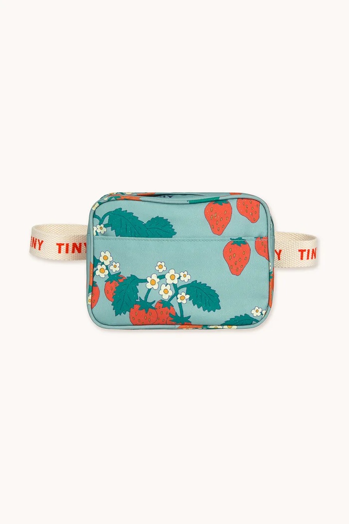 Tinycottons nerka dziecięca STRAWBERRIES FANNY BAG SS25.410 niebieski SS25
