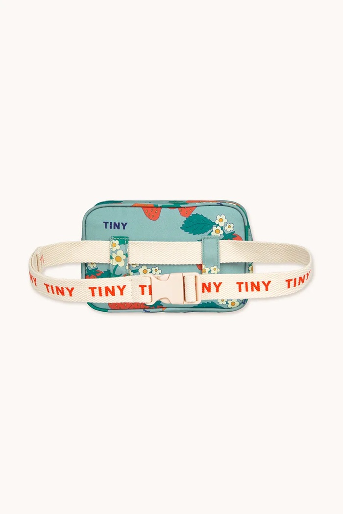 Dziewczynka Tinycottons nerka dziecięca STRAWBERRIES FANNY BAG SS25.410 niebieski