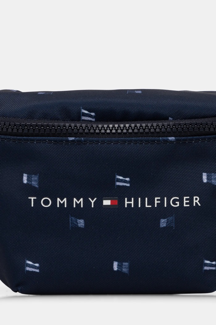 Παιδική τσάντα φάκελος Tommy Hilfiger σκούρο μπλε AU0AU01949.PPYA